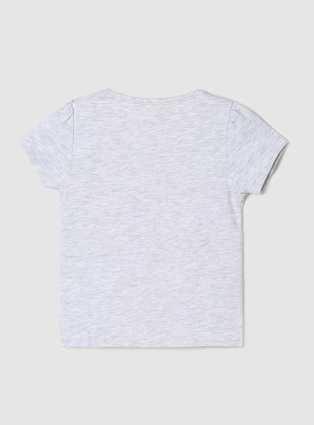 Girls Graphic Printed T-shirt - Pack of 5