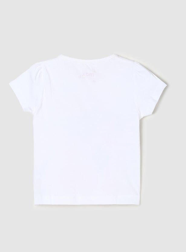 Girls Graphic Printed T-shirt - Pack of 5