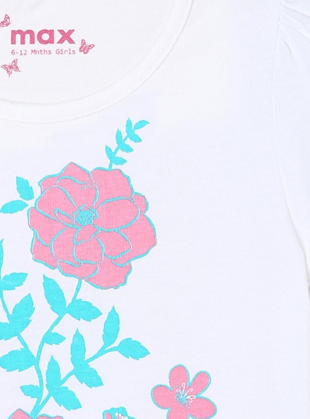 Girls Graphic Printed T-shirt - Pack of 5