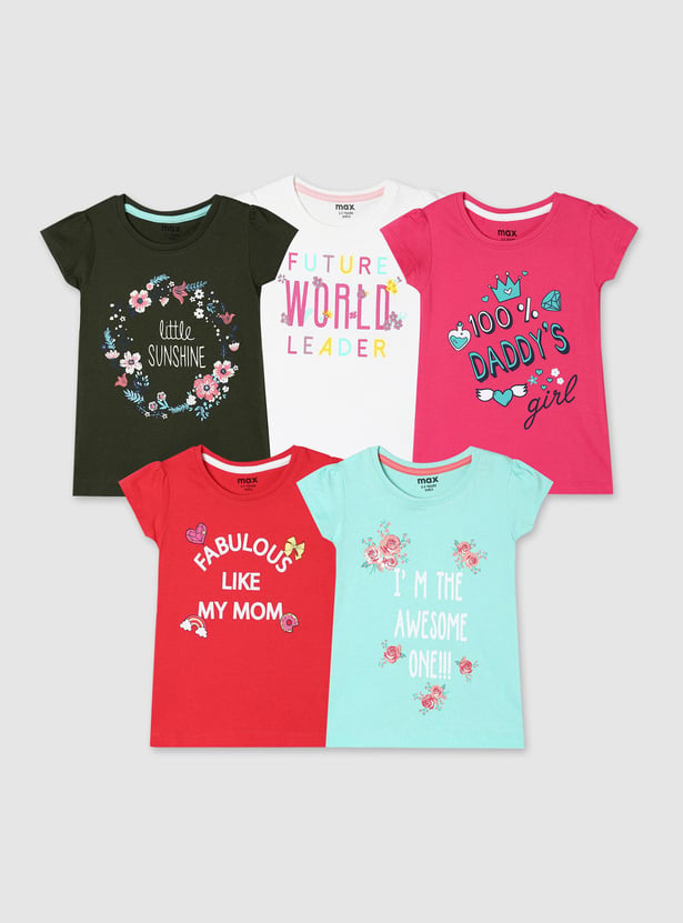 Girls graphic printed t-shirt [ 2-7 years] main image 1