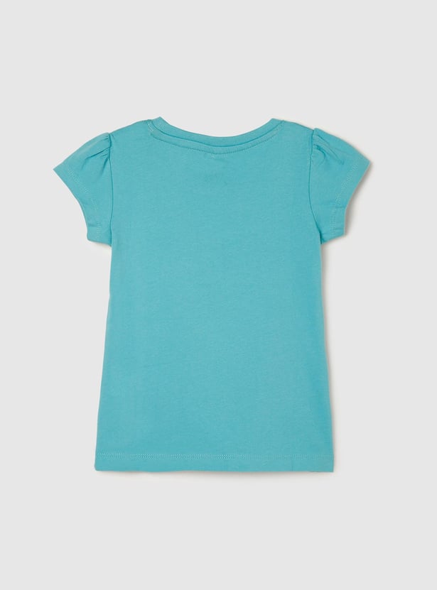 Girls Graphic Printed T-shirt - Pack of 5