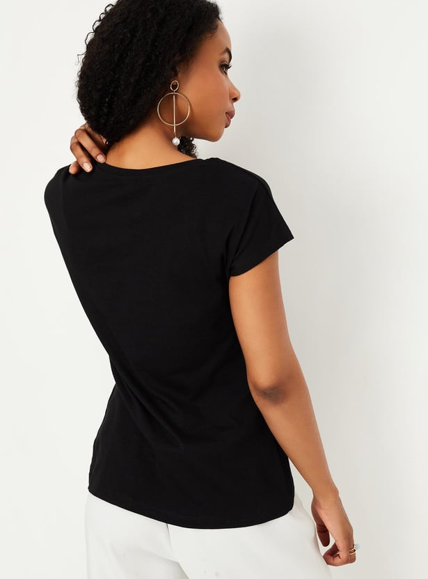 Women Graphic Printed T-shirt