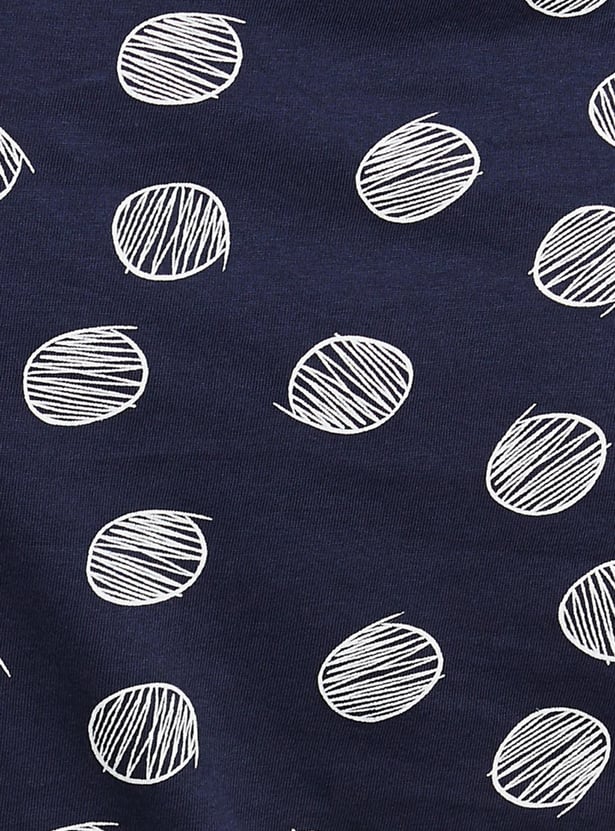 MAX Women Printed Round Neck T-shirt