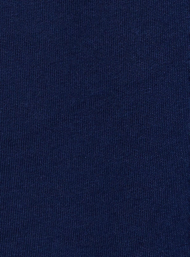 Boys Printed Full-Length Track Pants