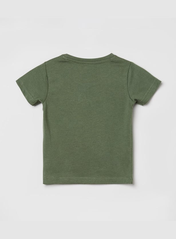 MAX Boys Printed Round Neck T-shirt - pack Of 5