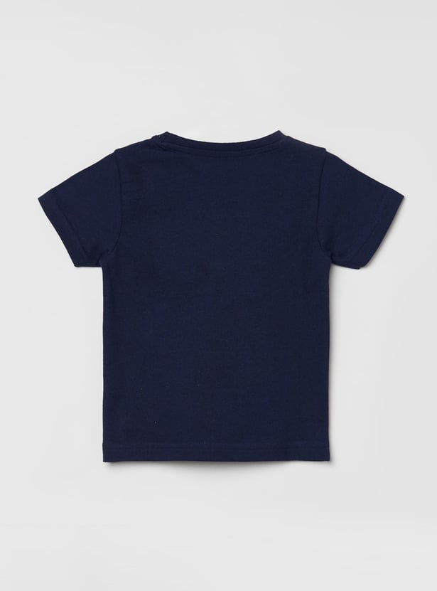 MAX Boys Printed Round Neck T-shirt - pack Of 5