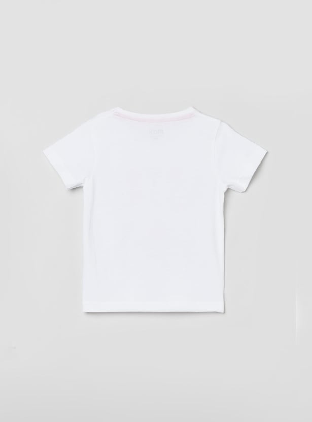 MAX Boys Printed Round Neck T-shirt - pack Of 5