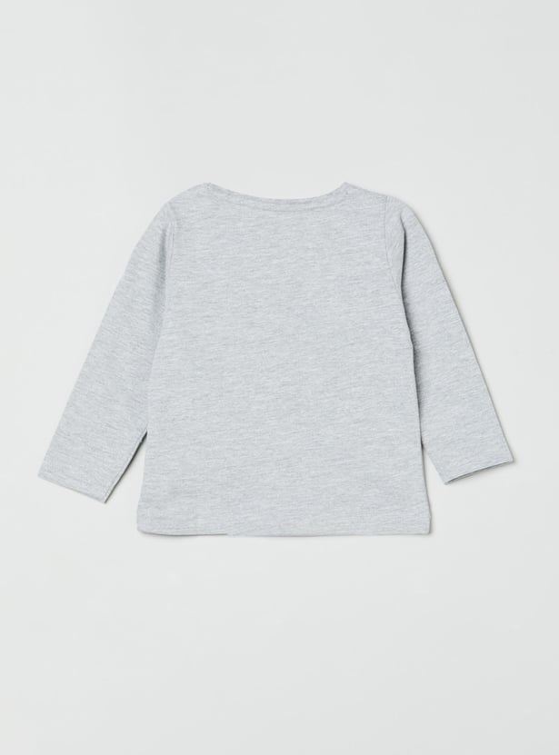Boys Printed Crew Neck Full sleeves T-shirt