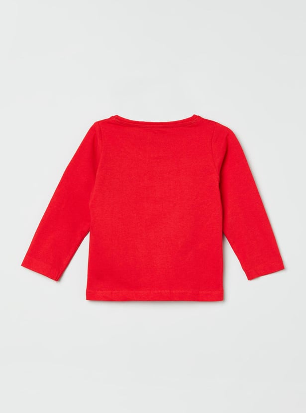 Boys Printed Crew Neck T-shirt
