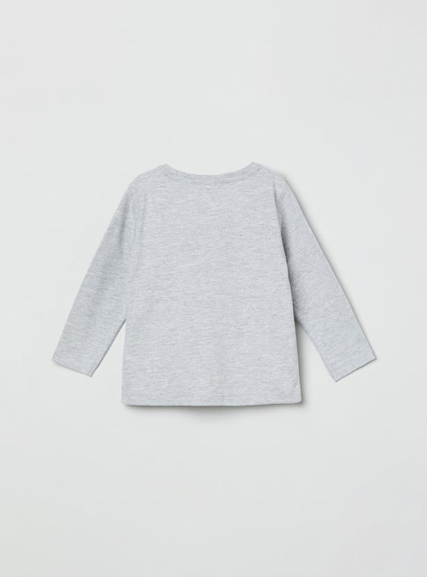 Boys Printed Crew Neck T-shirt