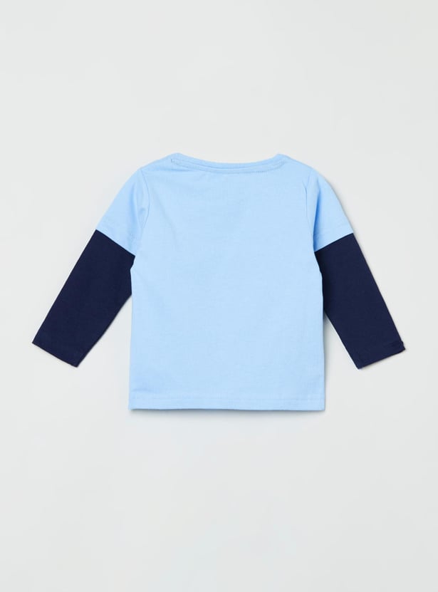 MAX Boys Printed Crew Neck T-shirt
