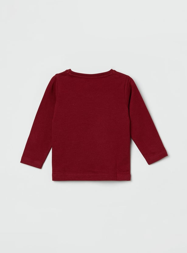 Boys Printed Crew Neck T-shirt