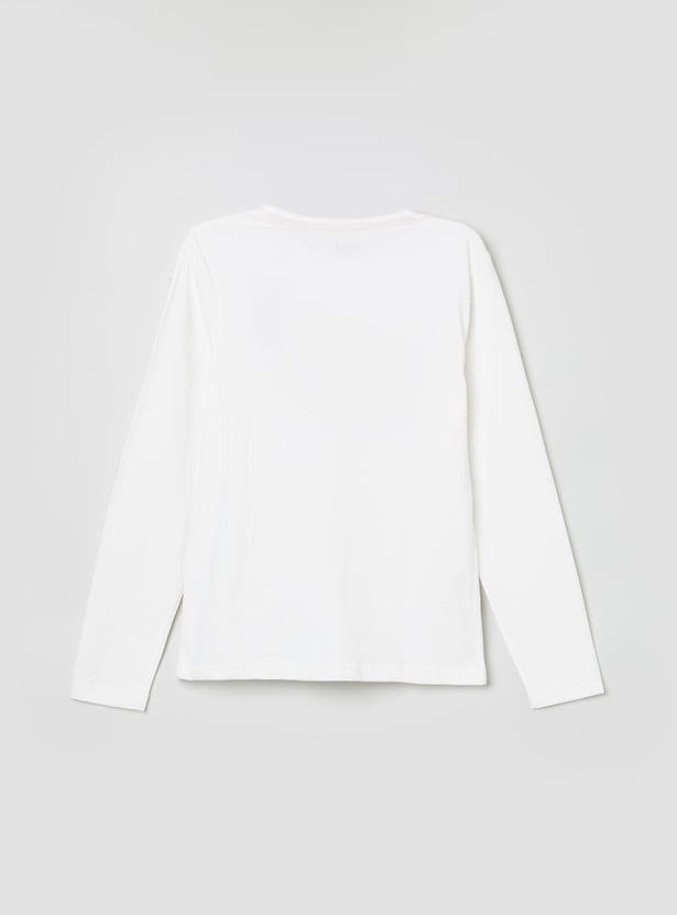 MAX Boys Printed Crew Neck T-shirt