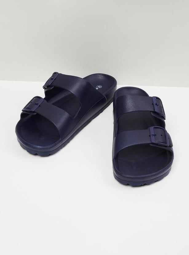 MAX Men Solid Buckle Sliders