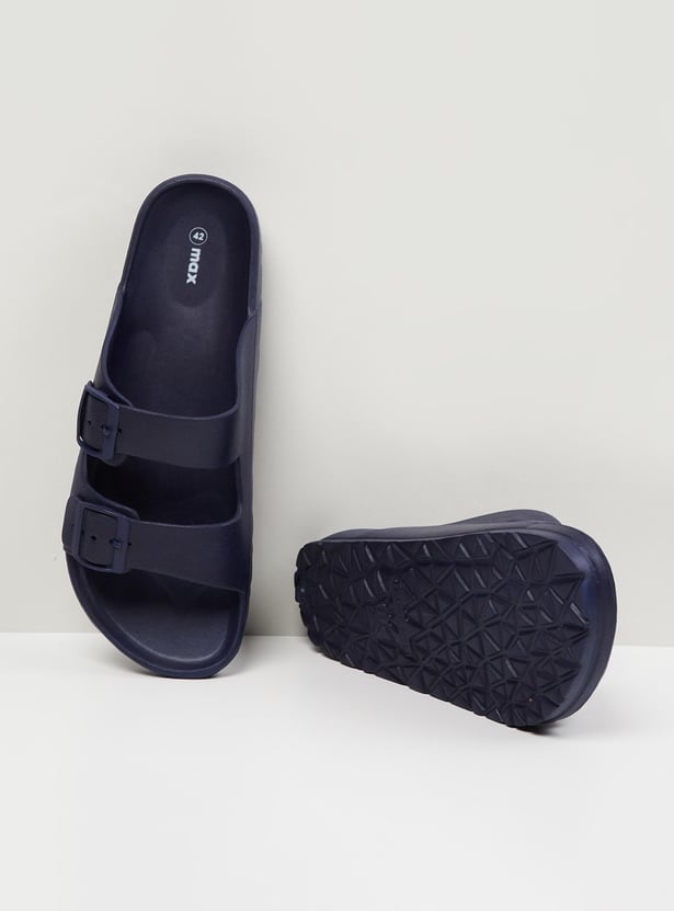 MAX Men Solid Buckle Sliders