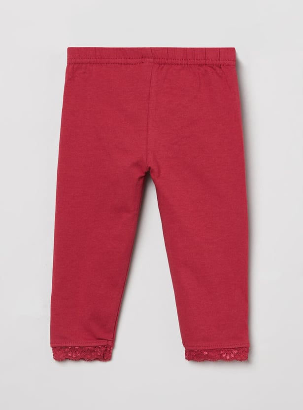 Girls Solid Leggings
