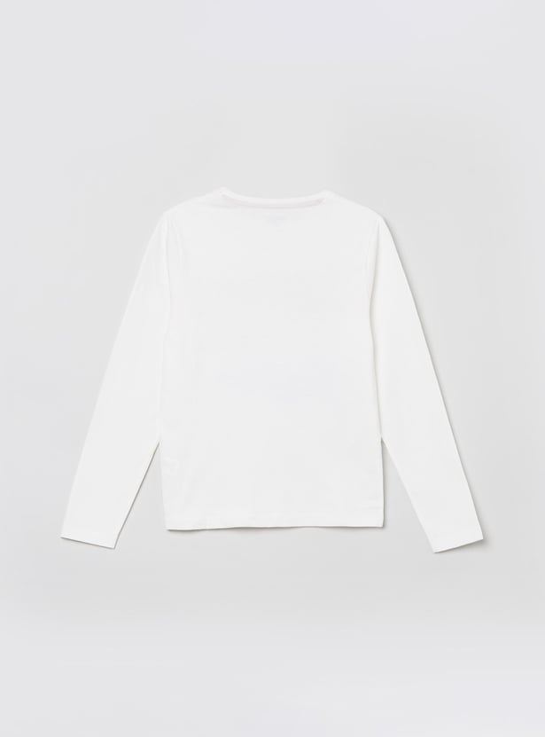 MAX Boys Printed Crew Neck T-shirt