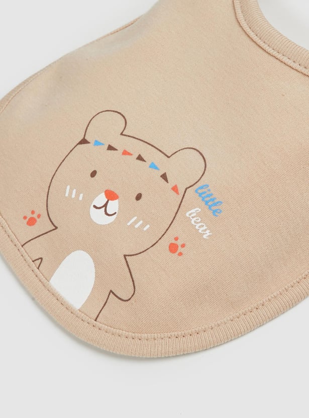 Boys Printed Bibs - Pack of 2