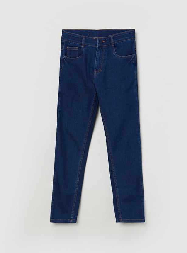 MAX Boys Solid Slim Fit Jeans