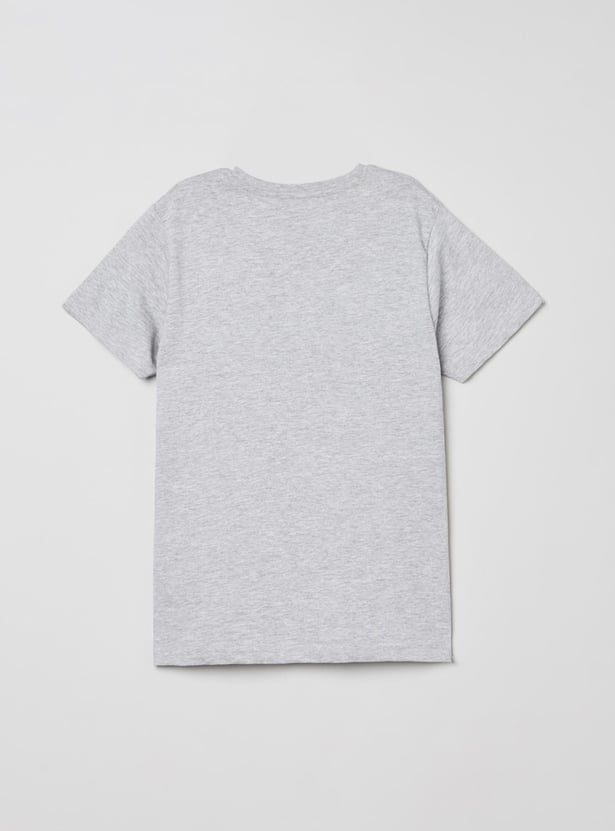 Boys Printed Crew Neck T-shirt