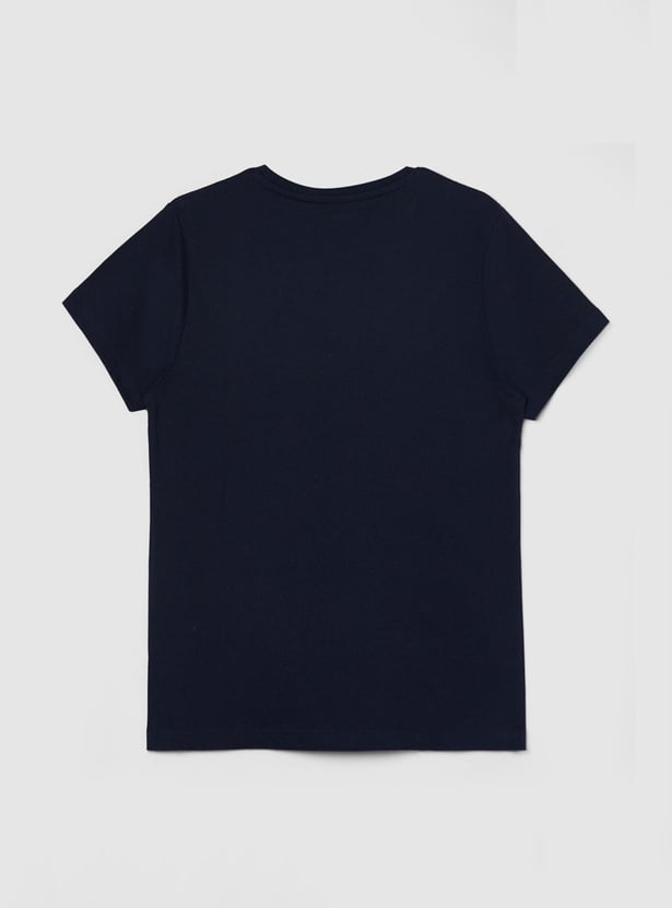 Boys Printed Round Neck T-shirt