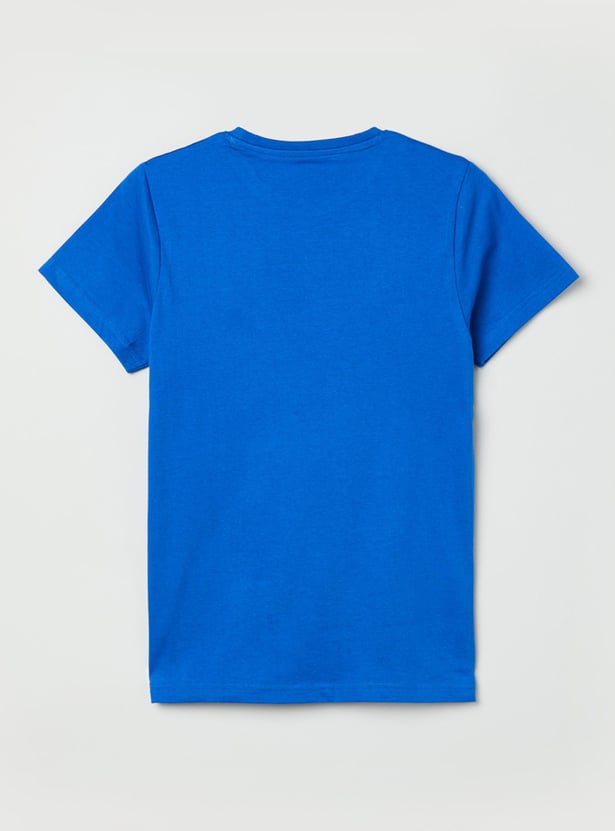 Boys Printed Crew Neck T-shirt