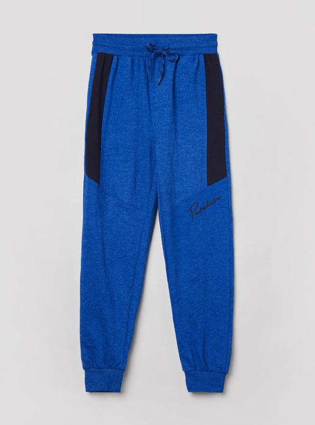 Boys Colourblocked Elasticated Waist Joggers