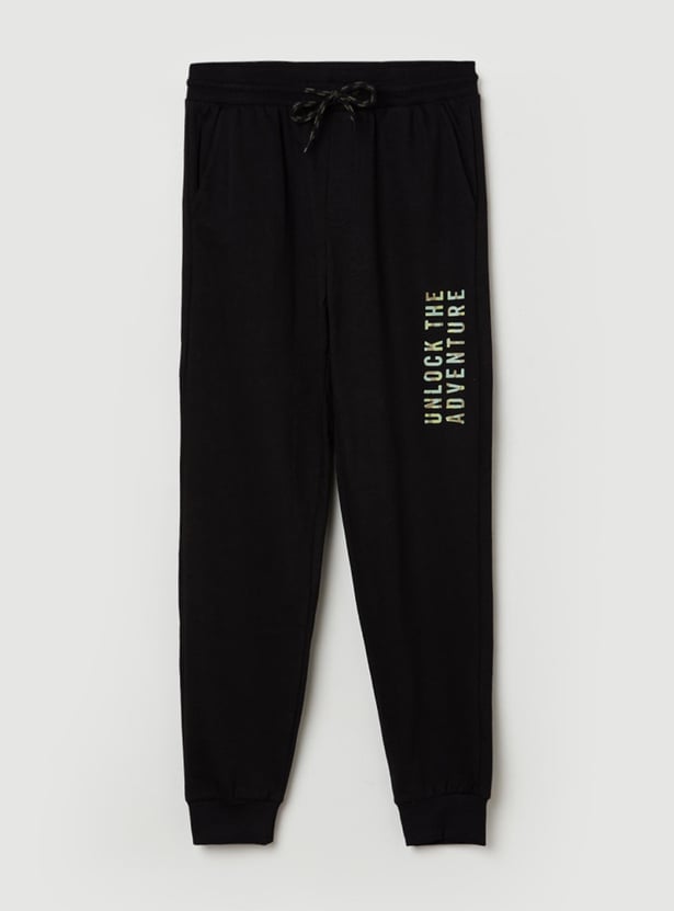 Boys Printed Elasticated Joggers