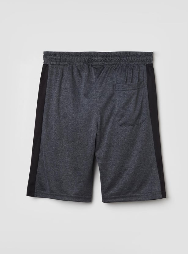 Boys Solid Elasticated Shorts