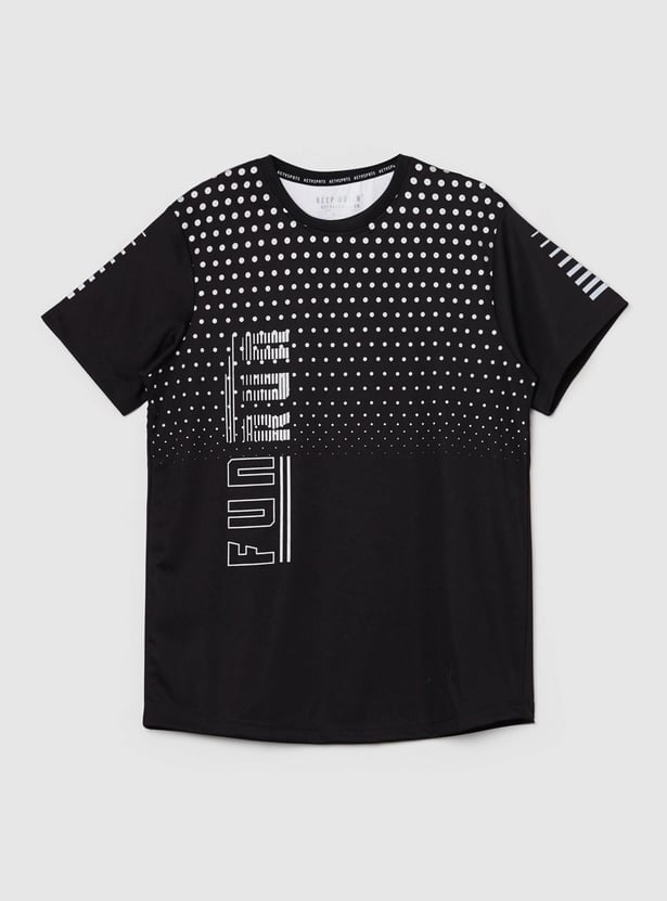 Boys Printed Round Neck T-shirt