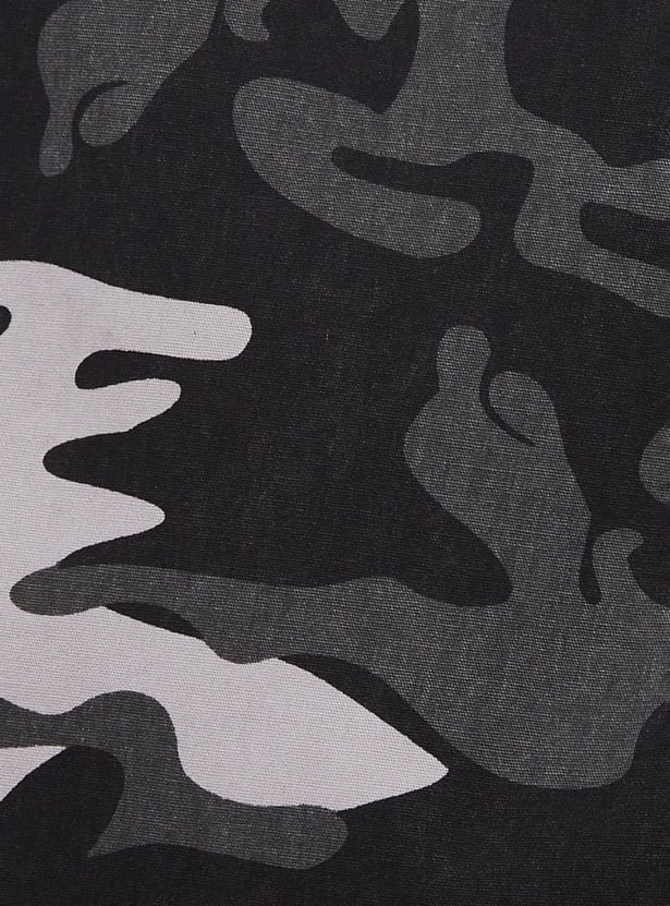 MAX Boys Camouflage Printed Bermuda Shorts