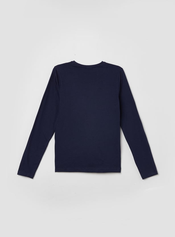 MAX Boys Printed Crew Neck T-shirt