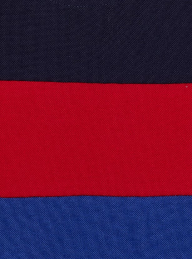 Boys Colorblocked Polo T-shirt