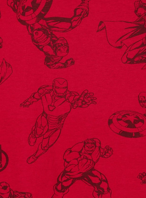 Boys Printed Crew Neck T-shirt