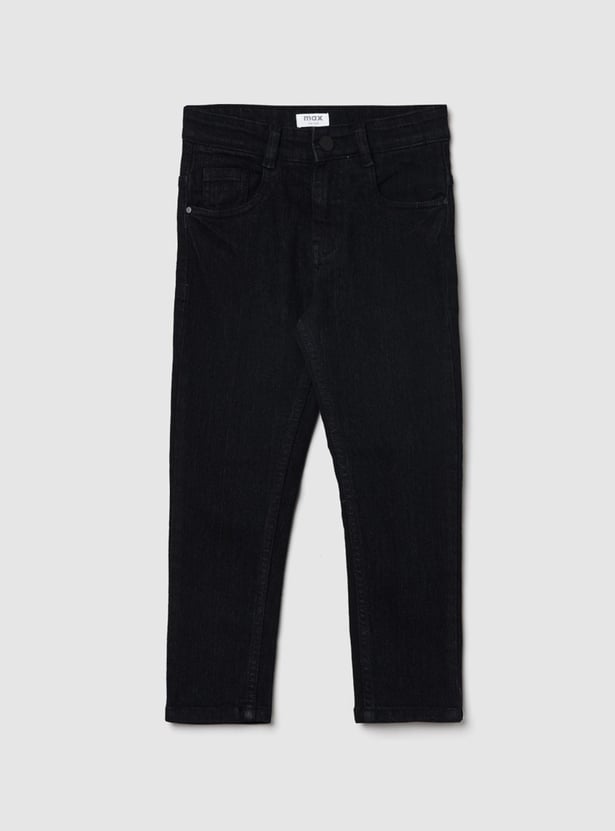 MAX Boys Solid Slim Fit Jeans