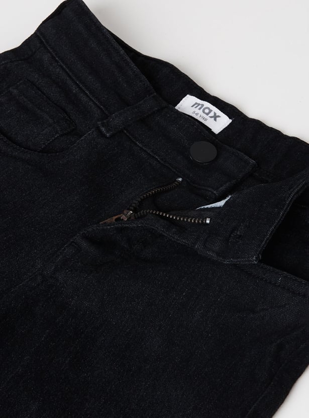 MAX Boys Solid Slim Fit Jeans