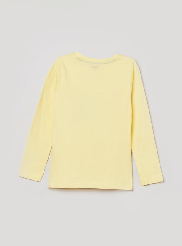 Boys Printed Crew Neck T-shirt