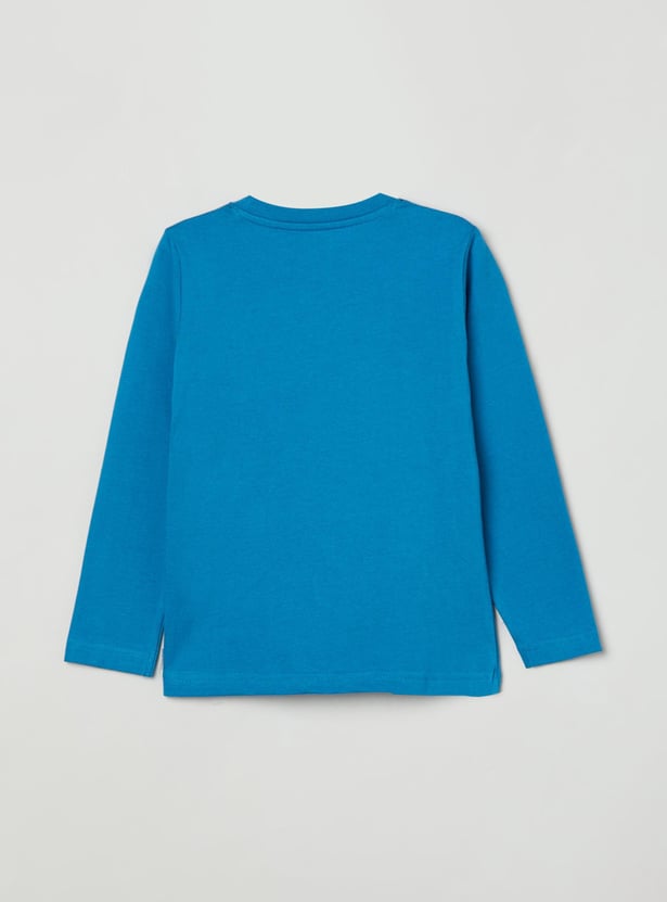 Boys Printed Crew Neck T-shirt