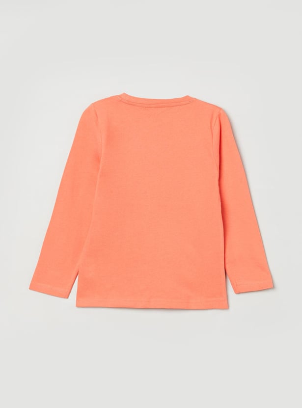 Boys Printed Round Neck T-shirt