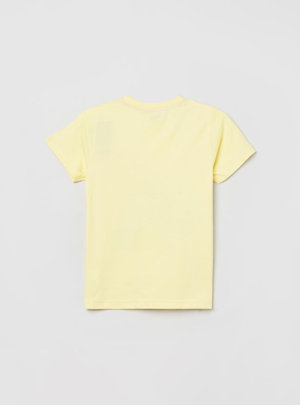 Boys Graphic Print Crew Neck T-shirt