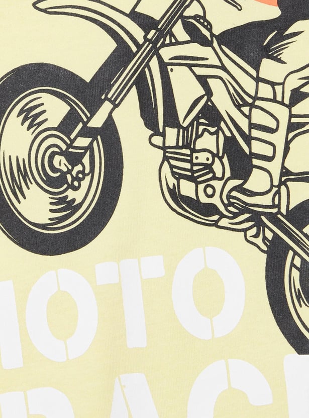 Boys Graphic Print Crew Neck T-shirt