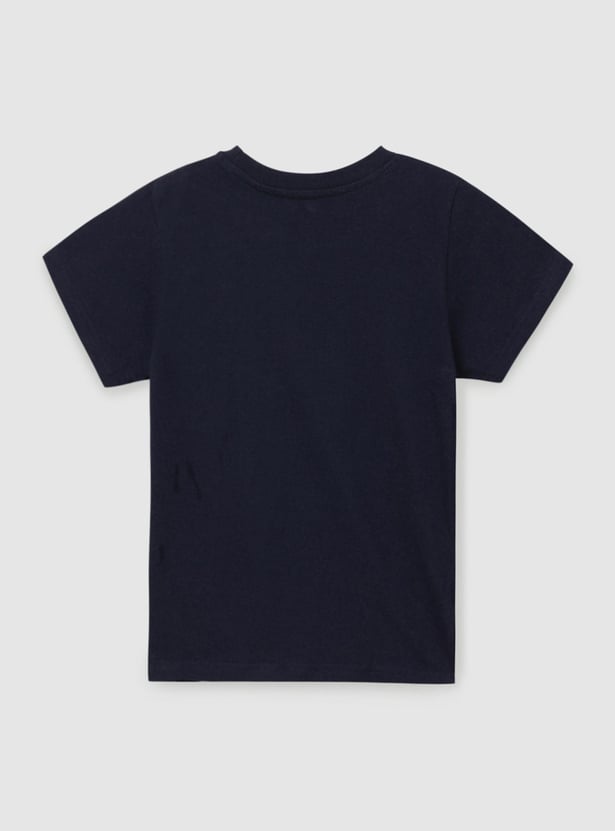 Boys Printed Crew Neck T-shirt
