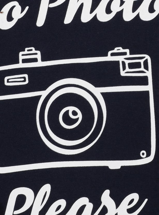 Boys Printed Crew Neck T-shirt
