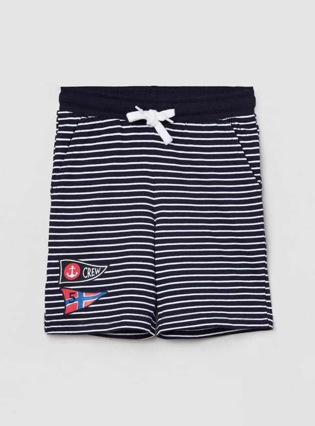MAX Boys Striped Elasticated Shorts
