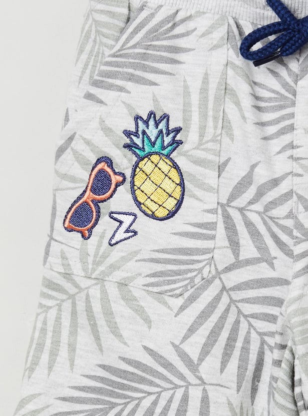 Boys Printed Elasticated Shorts