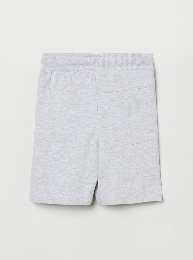 Boys Embroidered Elasticated Shorts