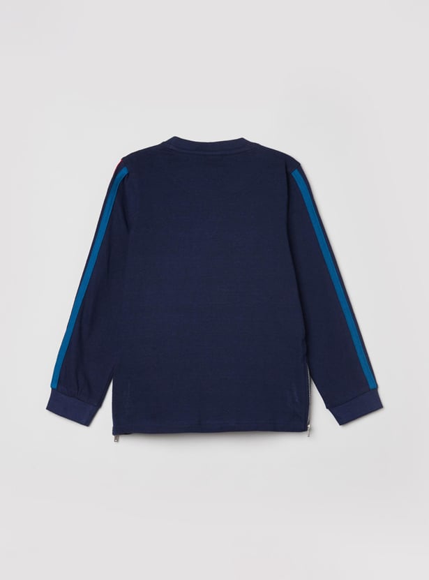 MAX Boys Printed Crew Neck T-shirt