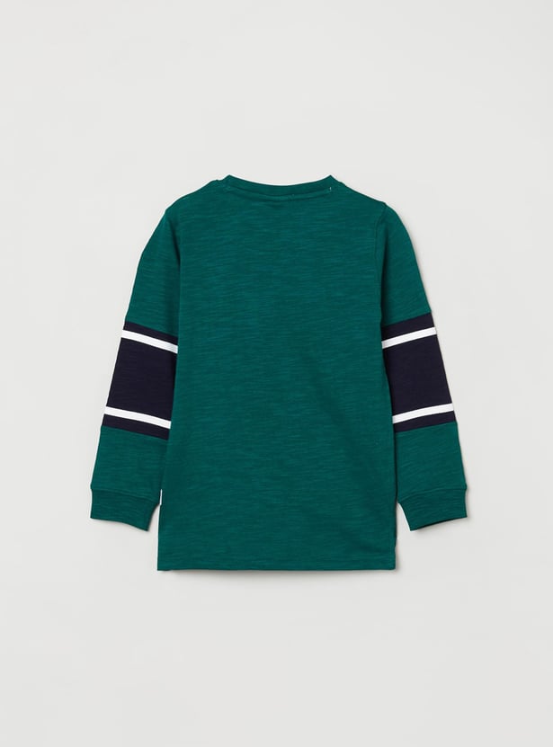MAX Boys Printed Crew Neck T-shirt
