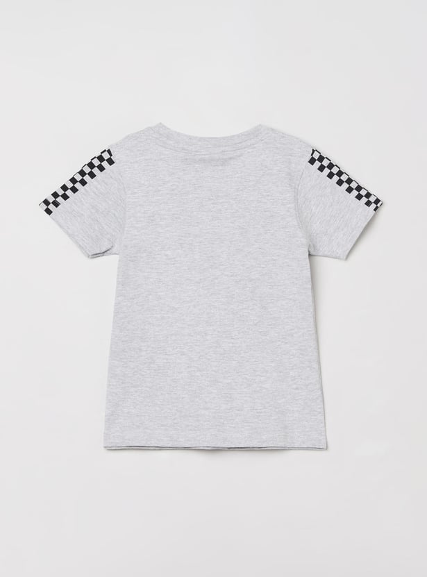 Boys Printed Crew Neck T-shirt