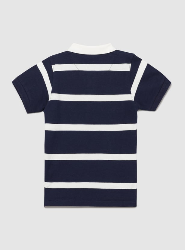 MAX Boys Striped Polo T-shirt